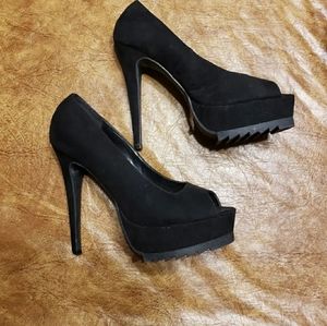 Black Platform Heels